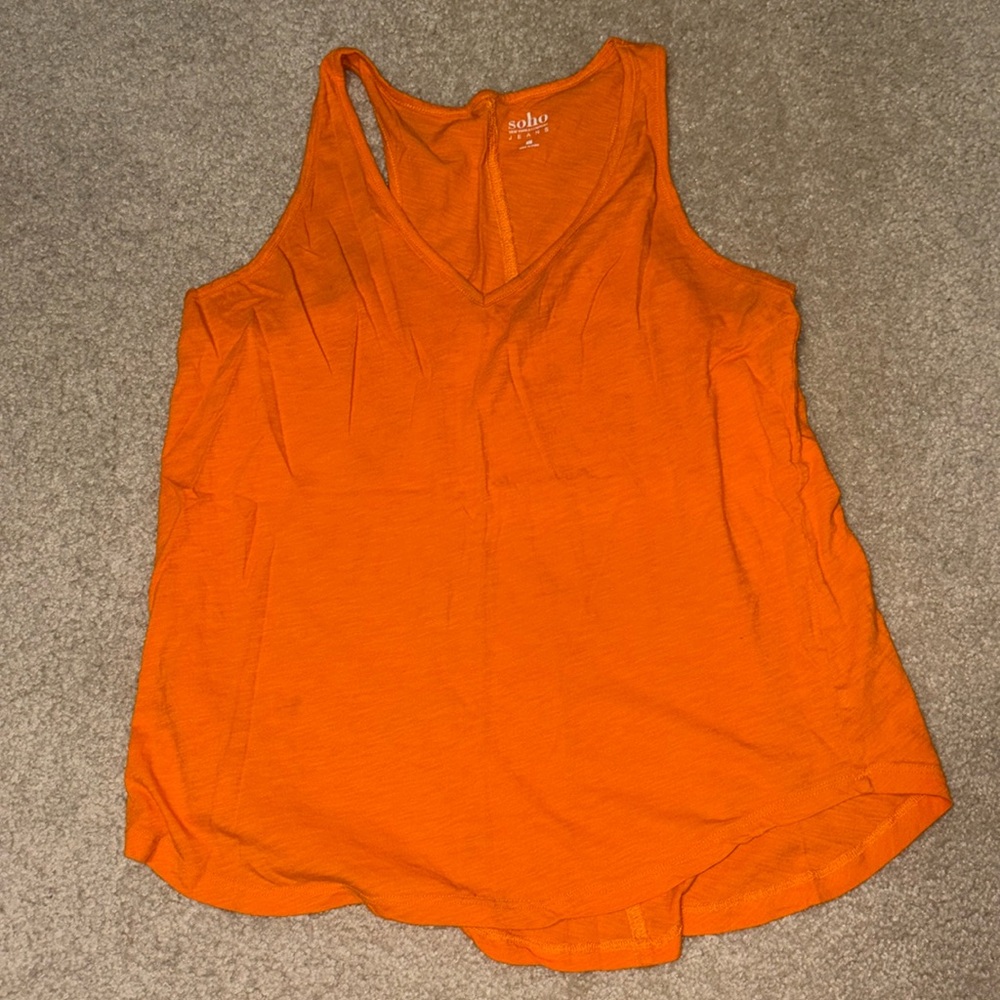 New York & Co Soho Women’s Racerback Tank Top, Size Large, Loose Fit